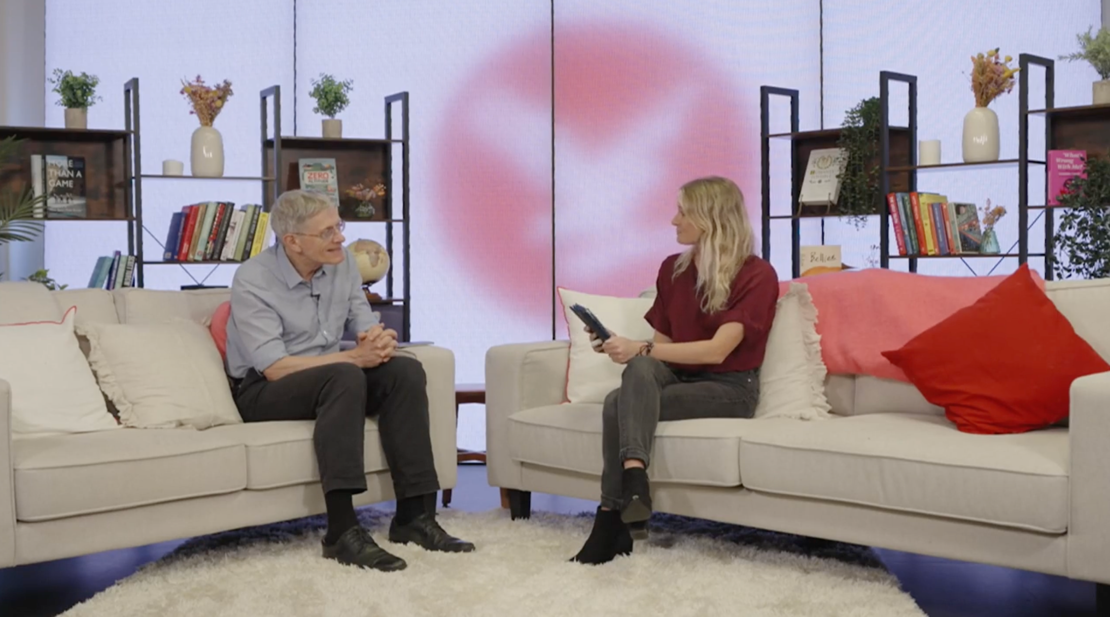 <p>Simon Calder and Annabel Grossman in The Independent’s latest virtual event</p>